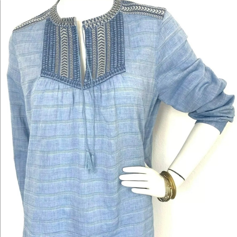 J CREW Chambray top NWT